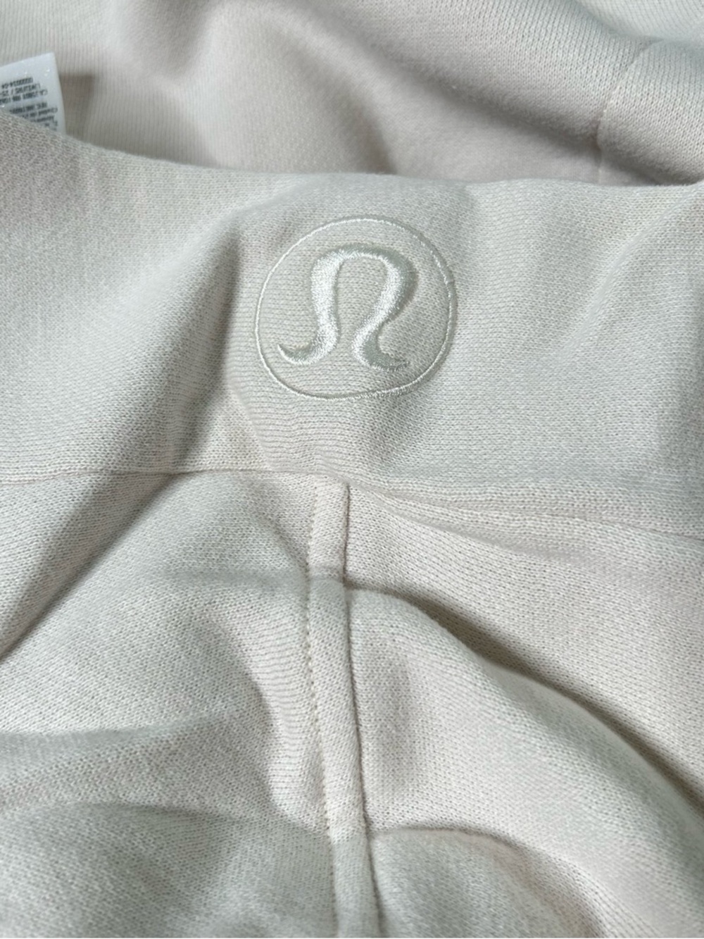 NWT Lululemon Scuba Oversized Half Zip Long Hoodie Size XL/XXL Ivory Gold - Picture 5 of 12